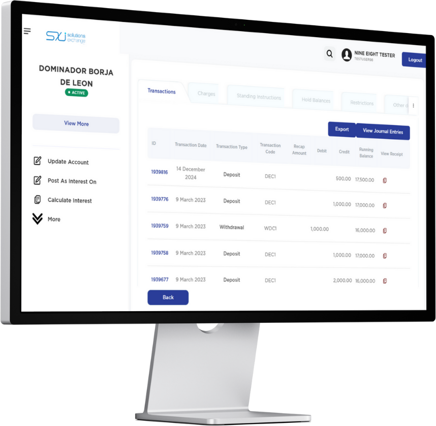 Deposit System Deposit System